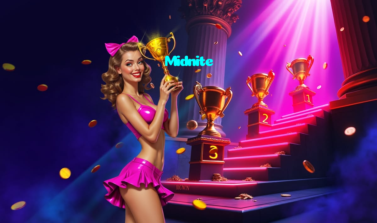 Midnite casino presented on mobile device in Pakistan with slots and live games